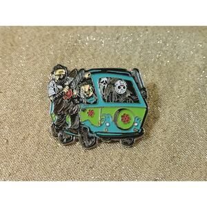 Mystery Machine, Horror Movie Slashers, "Massacre Machine", Enamel Pin, Scream